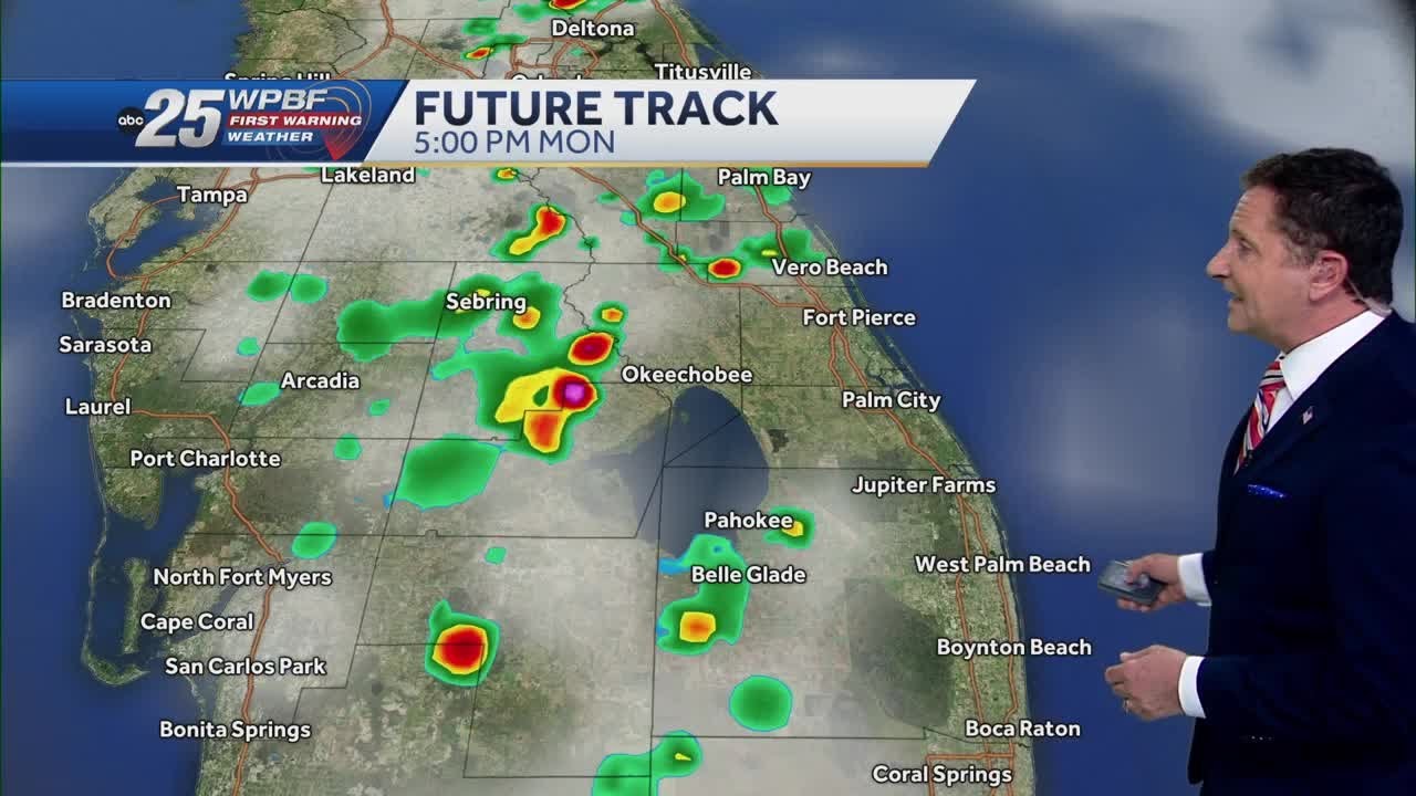 Scattered rain for now, heavier late-week - YouTube