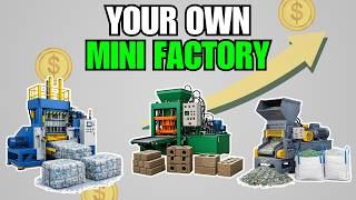 15 Brilliant Recycling Machines to Start a Business Today