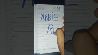 Abbie Name Brand Logo