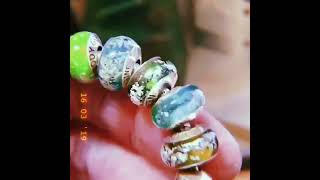 Cremation ashes charm  beautiful ash into glass beads for your bracelet    #ashesintojewellery