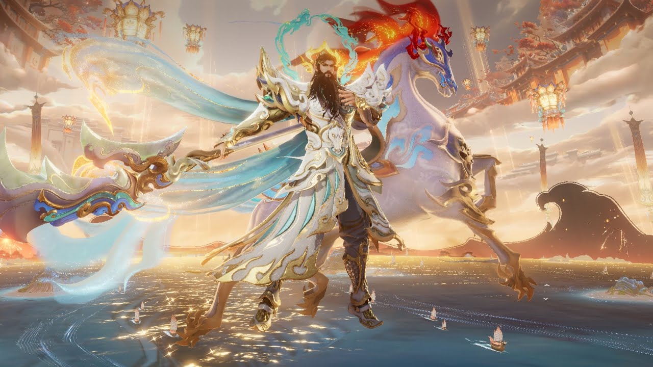 Skin de ano novo chinês do Guan Yu | HONOR OF KINGS 