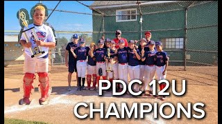 12 U Championship win at PDC #baseball #win #sports