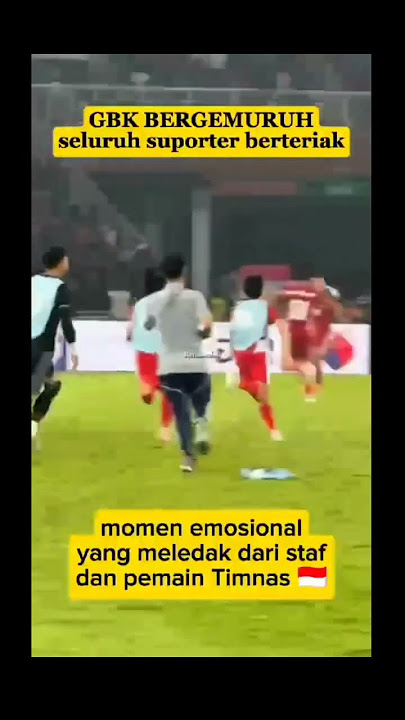 MOMEN EMOSIONAL TIMNAS GARUDA SETELAH MENGALAHKAN THAILAND #timnasindonesia #viral #viralvideo