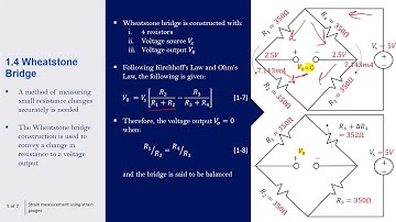 Strain Measurement using Strain Gauges