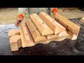 Excellent woodworking ideas and skills of young carpenters  building unique interior furniture