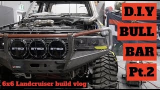HOW TO MAKE A CUSTOM BULL BAR FRONT BUMPER (4K)