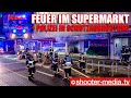 🔥  Feuer in Gebäude mit Supermarkt  🔥 | 👮‍♂️  Polizei in Schutzausrüstung aktiv  👮‍♂️