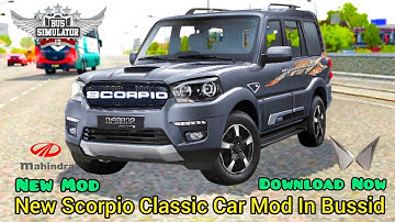 #bussid #bussidmod #bussidnewmod #scorpio #scorpio2022 scorpio car mod in bussid | new scorpio mod