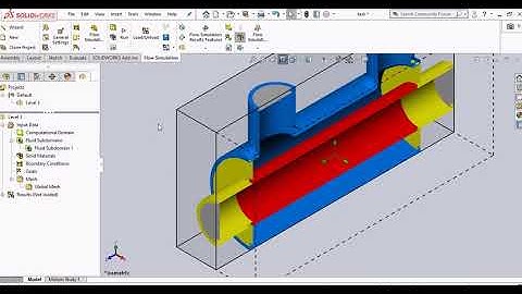 Solidworks CFD Simulation 101; Introduction to CFD Simulation;Heat Exchanger ; Internal Analysis