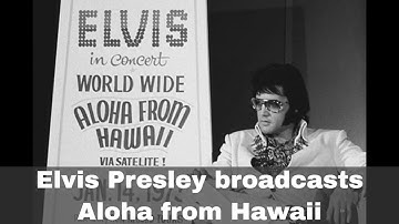 14th January 1973: Elvis Presley makes the satellite broadcast 