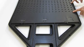 18" x 24" RGB 8mm/12mm Pixel Node Matrix - Mounting Board and Frame