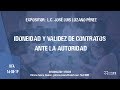 Cadefi - Idoneidad y validez de contratos ante la autoridad - 16 Agosto 2019