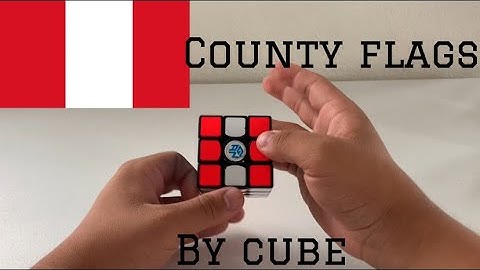 How to make country flags from Rubik’s cubes