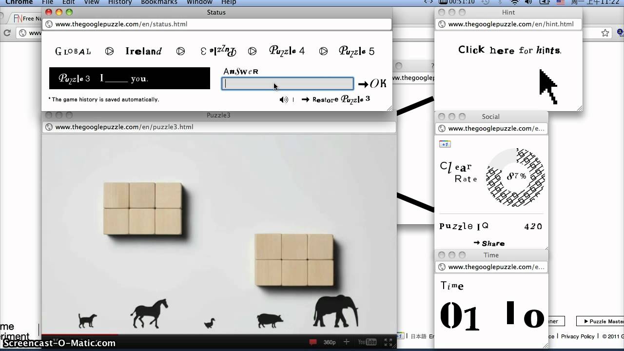 The Answers For The Google Puzzle YouTube