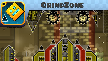 Geometry Dash - GrindZone (3 Coins) (Easy Demon) - by ancientanubis and Manix648