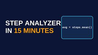I Built a Step Analyzer in 15 Minutes with Python