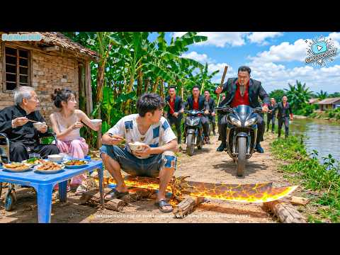 Dragon King Eats Lunch; Thugs Smash His Table, He Drops Them All With One Chopstick