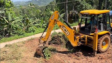 Jcb 3dx removing grass to make entrance to land #jcb #jcb3dx #jcbcartoon #jcbmachine #jcbgame 