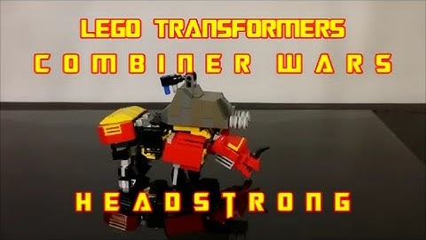 Lego Transformers Predaking Combiner Wars Headstrong By BX Brix