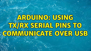 Arduino: Using TX/RX serial pins to communicate over USB
