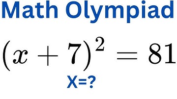 Germany | Very Nice Math Olympiad Problem| Find the value of X