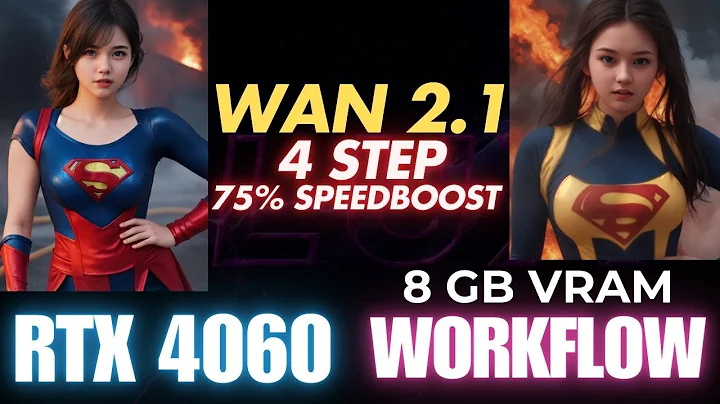WAN 2.1 with 4 Steps- Fastest Generation  comfyui