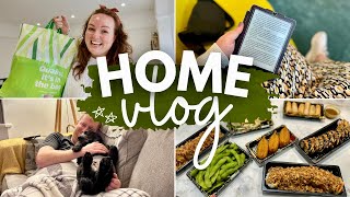 HOME VLOG!  bathroom reno updates, ASDA shop, errands, takeaway & the final weeks before we leave