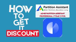 Aomei Partition Assistant Professional 1 Year  2 Pcs  How To Apply Discount 