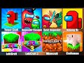 Minecraft,Among Us,LokiCraft 3,Imposter Escape,Craftsman,Tower Craft NOOB vs PRO vs HACKER