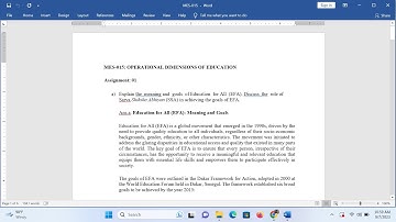 IGNOU/ma education solved assignments MES 015 sample2023/order for soft copy/handwritten #9958067504