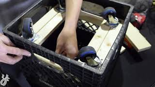 How to Make a $10 Shop Stool out of a Crate