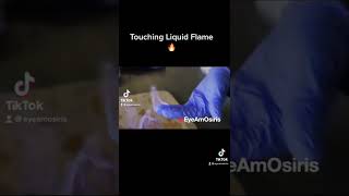 Touching Liquid Flame 🔥 Experiment 🧪