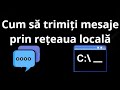 Cum să trimiți mesaje prin rețeaua locală folosind CMD – Linia de comandă