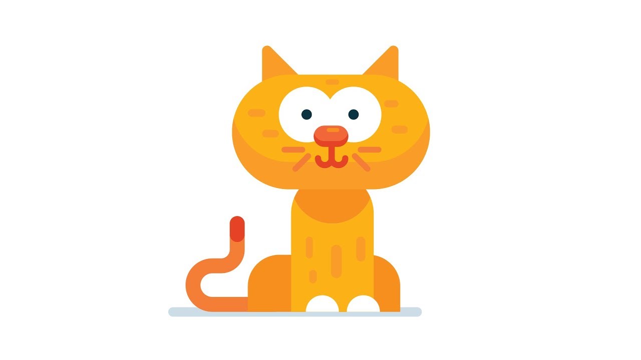 Draw A Cat Super Easy Tutorial In Adobe Illustrator Youtube