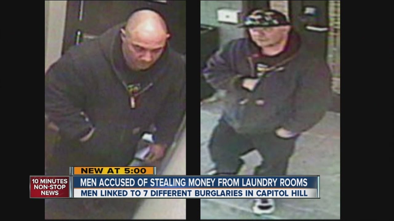 Men accused of stealing money from laundry rooms - YouTube