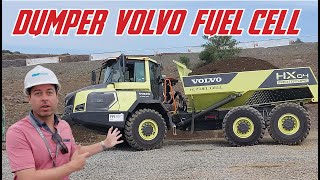 Testes Volvo HIDROGÉNIO (Fuel Cell) dumper  HX04