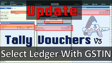 Tdl for Tally prime - Ledger with GST Number & Item with Hsn and Gst Rate in Hindi | show hsn gst℅