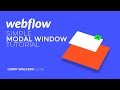 Webflow Modal Window Tutorial