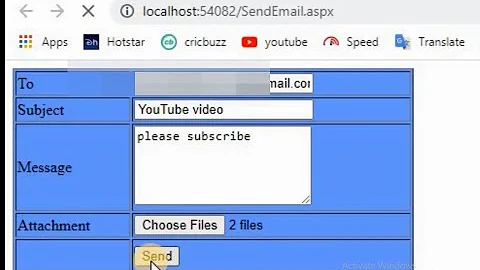 How to send email using asp.net c#