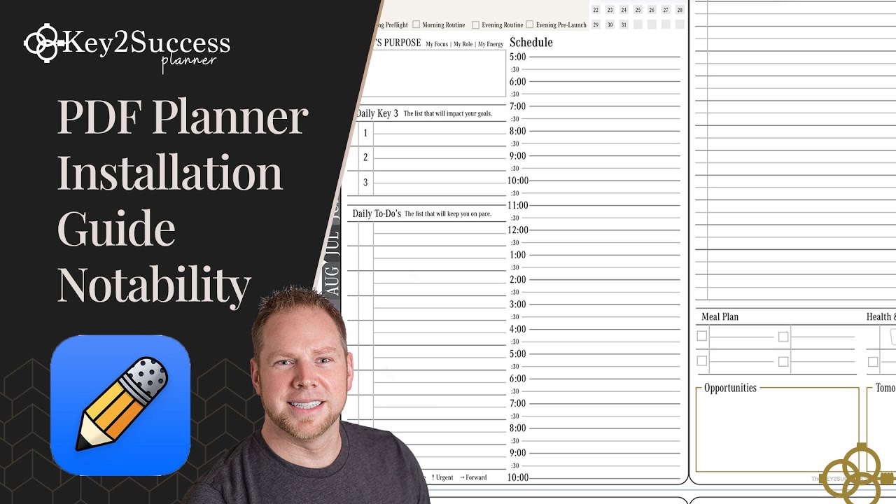 Noteshelf Digital Planners by Key2Success: Plan & Succeed