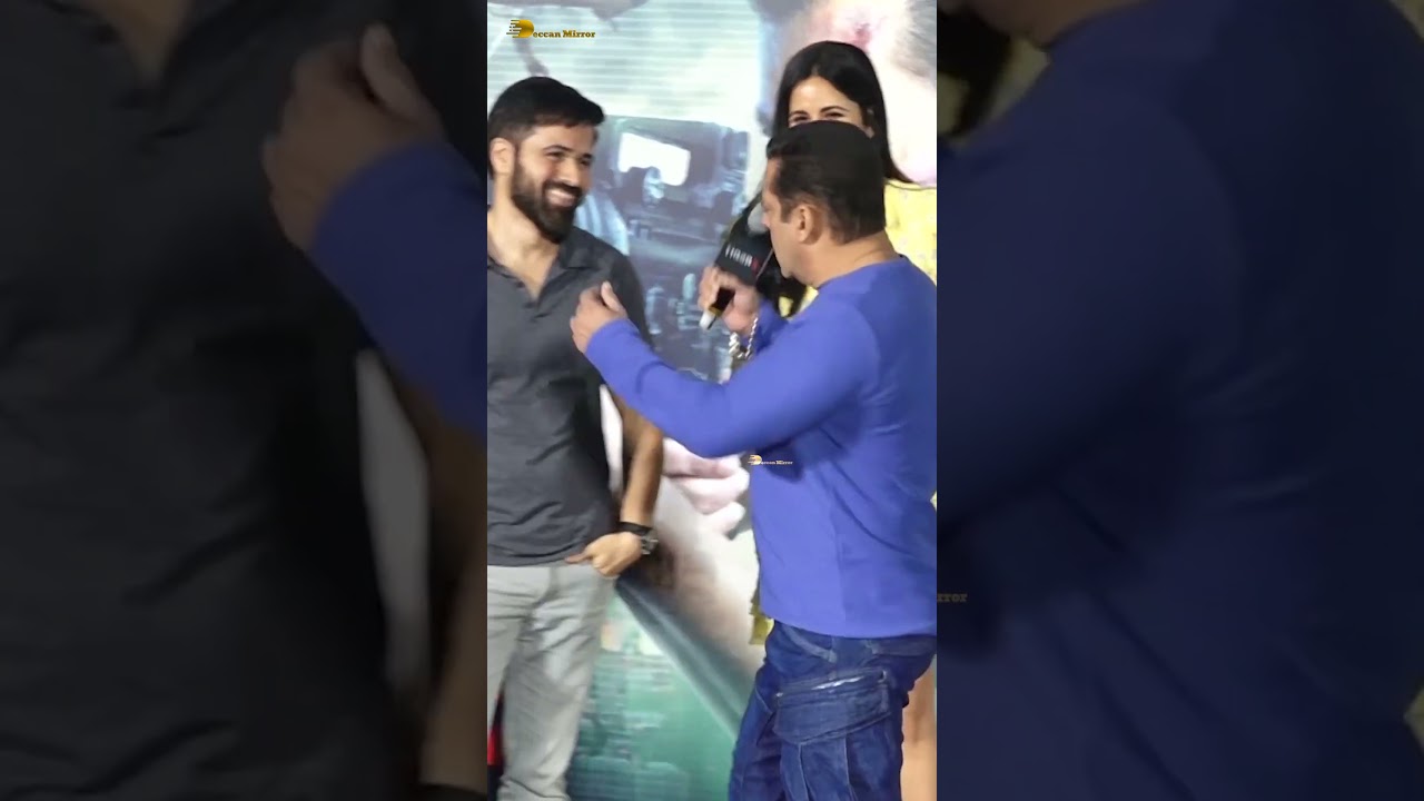 Salman Khan kisses Emraan Hashmi and makes jokes at ’Tiger 3’ promotion 