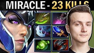 Luna Dota Gameplay Miracle with 23 Kills and Refresher