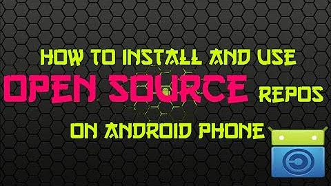 How to install and use open source repositories in android phone