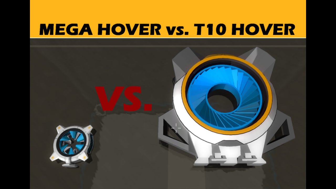 Robocraft // MEGA Hover vs. T10 Hover (outdated)
