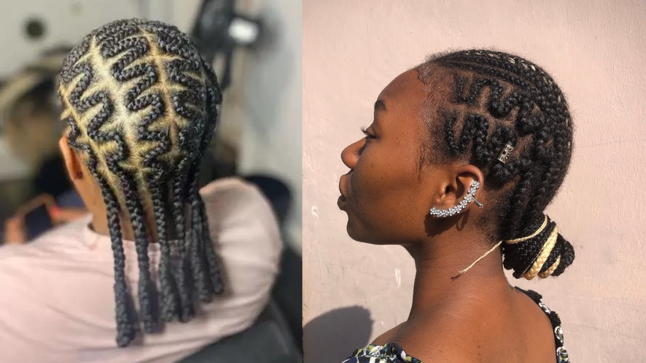 How to Create These Zig-Zag Braids with Curly Ends - Cosmo's The