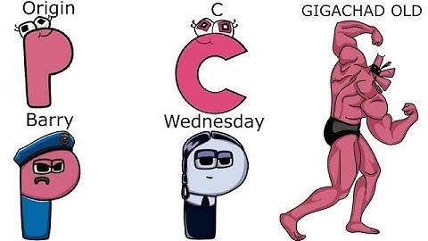 New Alphabet Lore,Gigachad Lore But Everyone Is ALL Different Versions A Z