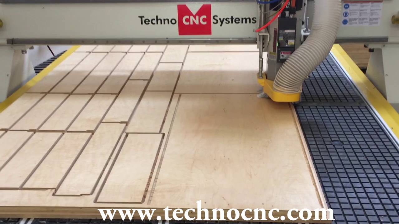 Techno HDS CNC Router Cut Samples Cabinet Demo - YouTube