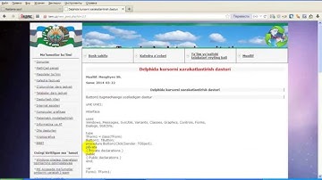 Delphi dasturlash tilida sichqonchani harakatlantirish dasturi