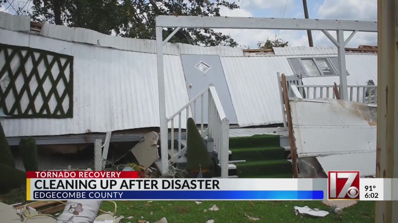 Neighbors pitch in to help after Edgecombe County tornado - YouTube