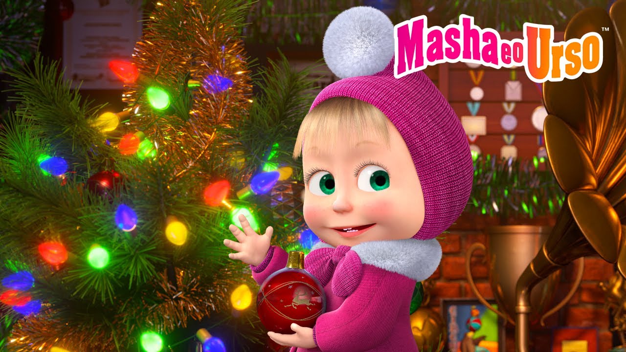 Masha e o Urso 👱‍♀️🐻 🤔 Por que devemos Decorar uma Árvore de Natal? 🎄✨ Coleção de desenhos animados